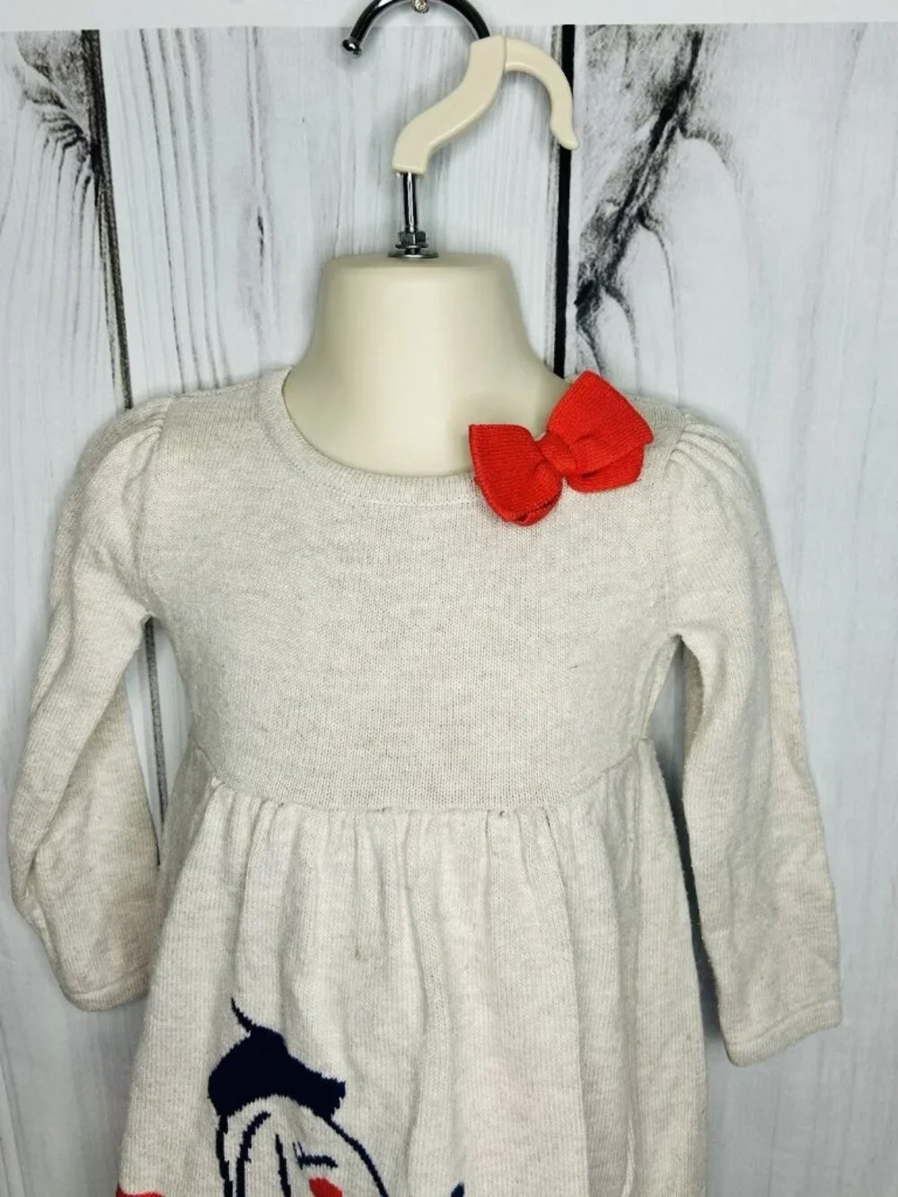 Girls Sz 18-24M Gymboree Mod About Orange Sweater Dress and Pants Set